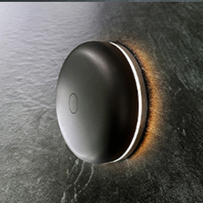 Round Chime Doorbell + LED Light by Luxello Door Bells
